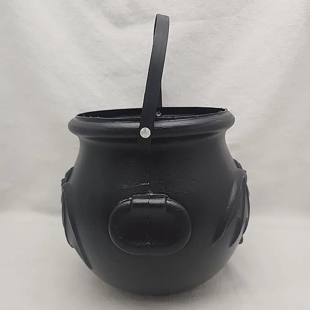 Bucket Halloween Cauldron General Foam Trick Or Treat Bat Pail Vintage Blow Mold